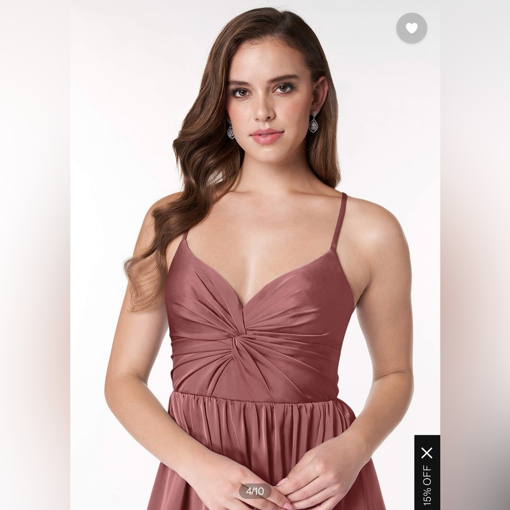 Azazie Satin Bridesmaid Dress